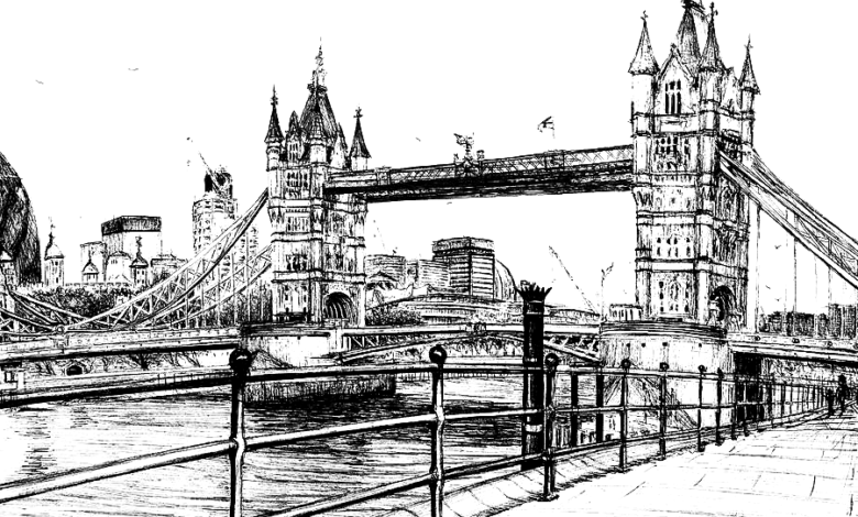 London City Coloring Page