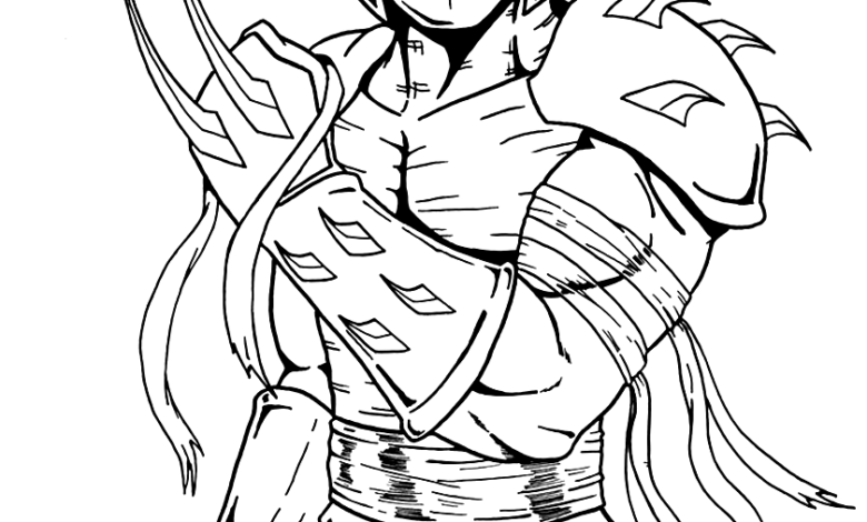 Ninja Turtles Cool Shredder Coloring Page