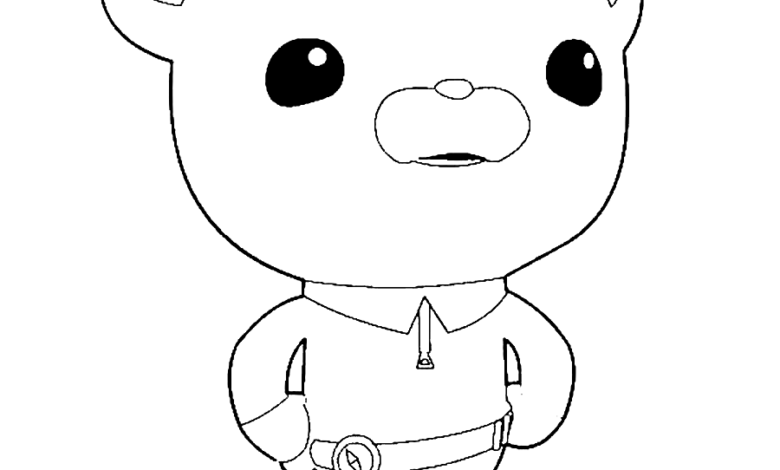 Octonauts Captain Barnacles Coloring Page