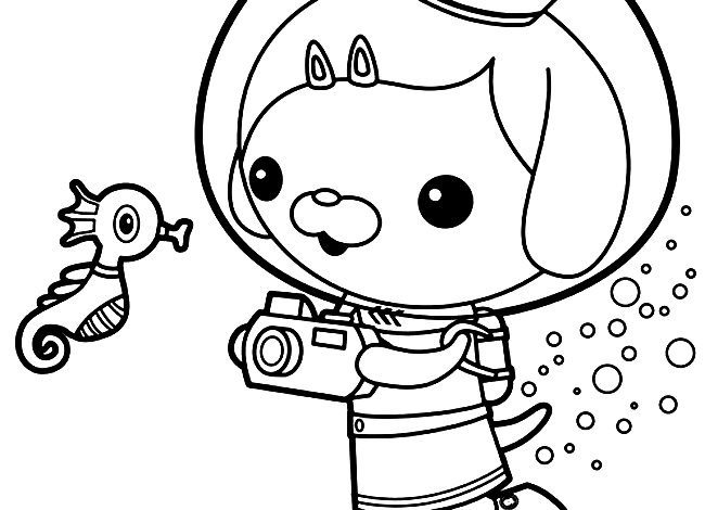 Octonauts Dashi Coloring Page
