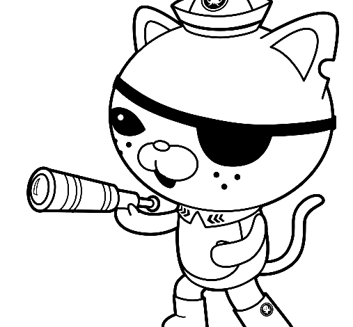 Octonauts Kwazii Coloring Page