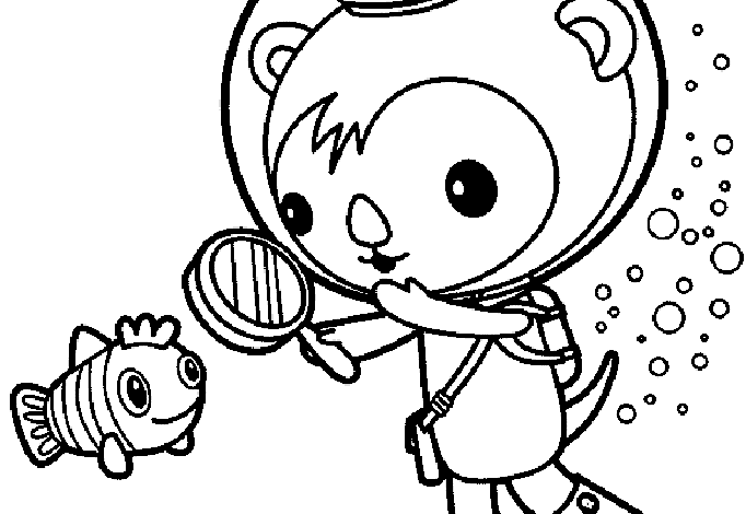 Octonauts Shellington Coloring Page