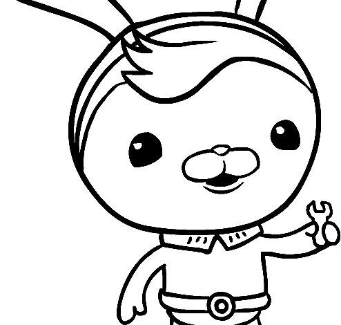 Octonauts Tweak Coloring Page