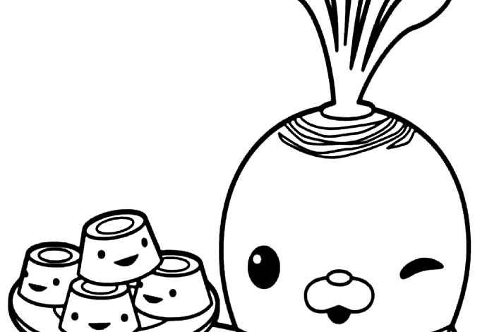 Octonauts Vegimals Barnacles Coloring Page