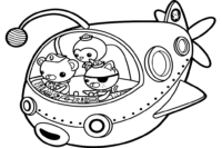 Plane Octonauts Coloring Page Plane Octonauts Coloring Page