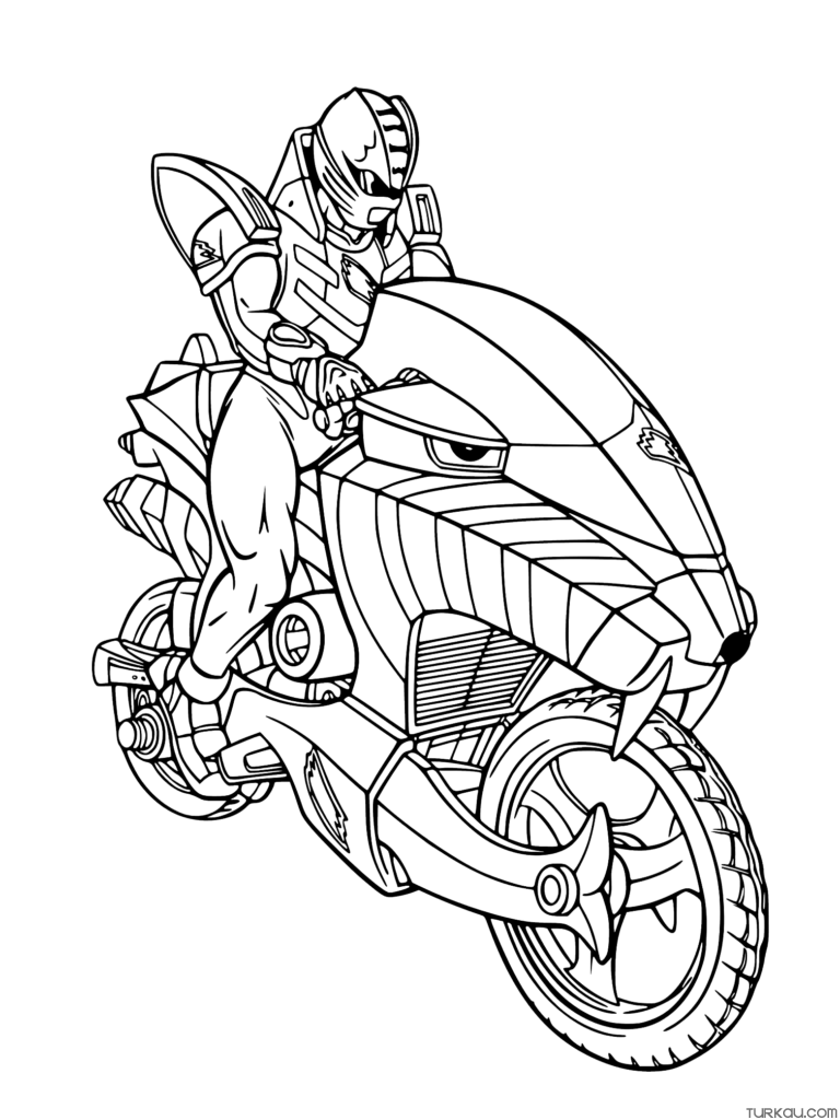 Power Rangers Coloring Page » Turkau