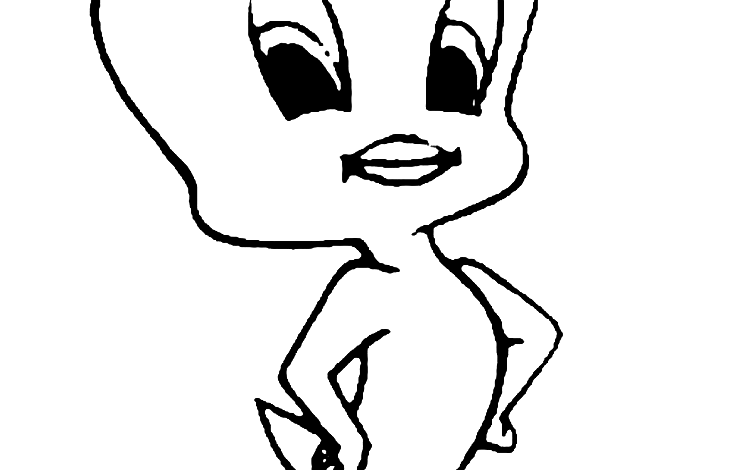 Proud Tweety Coloring Page
