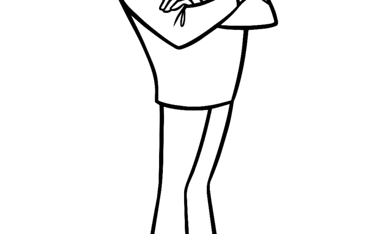 Scooby Doo Fred Jones Coloring Page