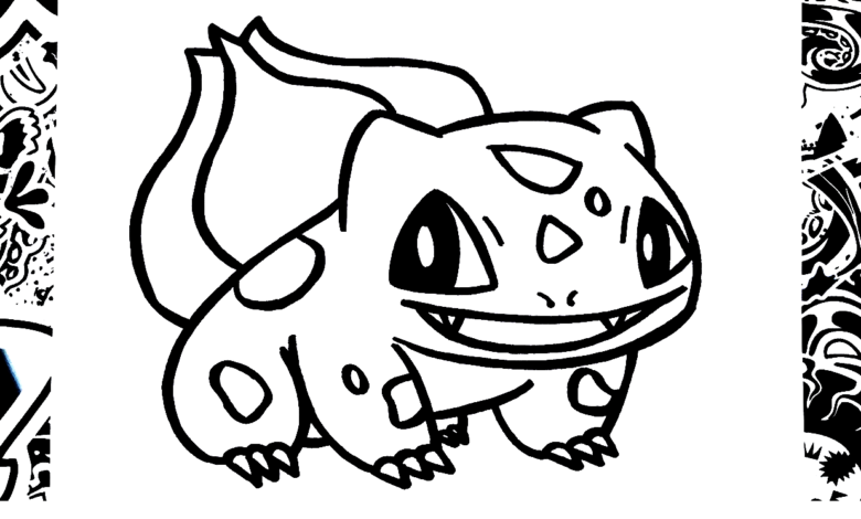 Sweet Bulbasaur Coloring Page