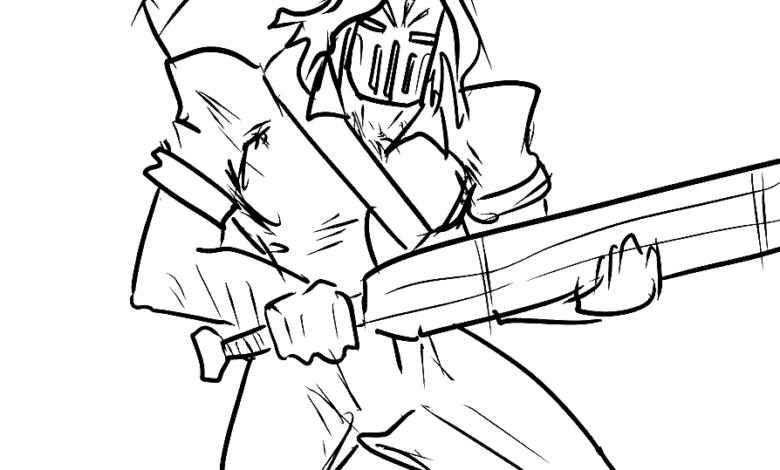 TMNT Casey Jones Coloring Page