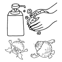 Health Washing Hands Coloring Page