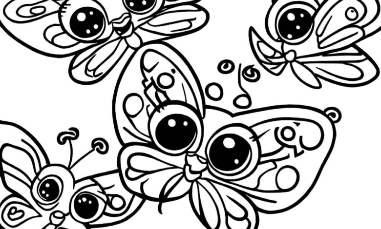 Lol Butterflies Coloring Page