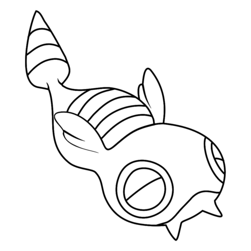 Pokemon Dunsparce Easy Coloring Page