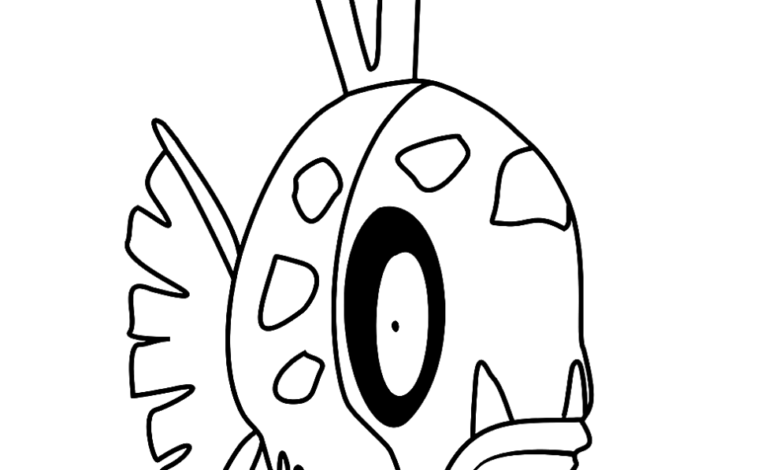 Pokemon Fibas Easy Coloring Page