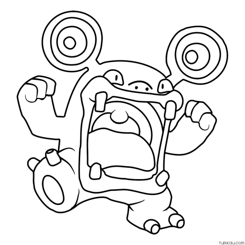 Pokemon Loudred Coloring Page » Turkau