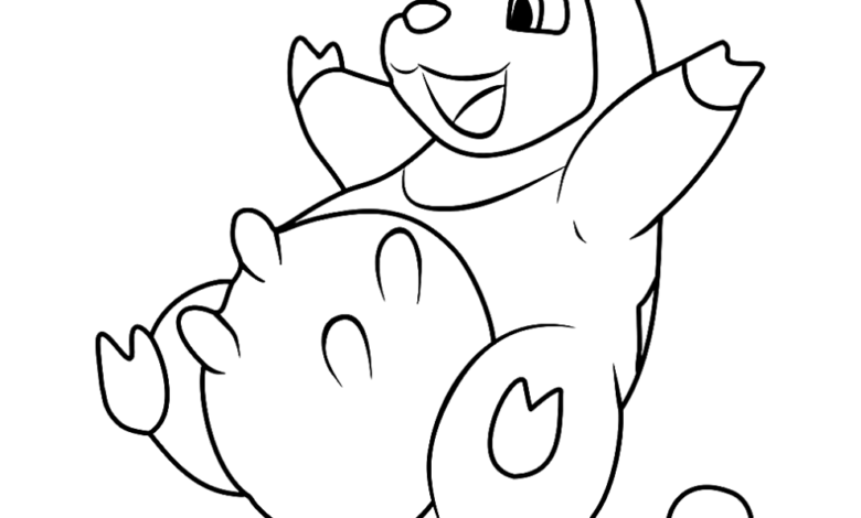 Pokemon Miltank Easy Coloring Page