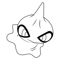 Pokemon Shuppet Easy Coloring Page