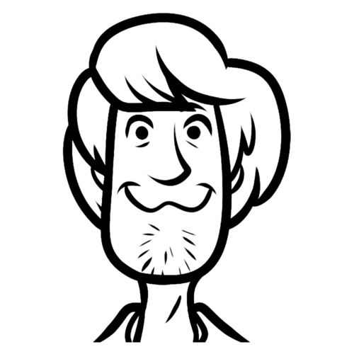 Scooby Doo Shaggy Easy Coloring Page