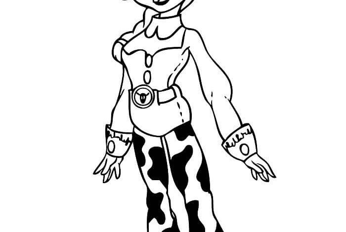Toy Story Jessie Girl Coloring Page