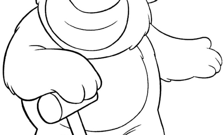 Toy Story Lotso Coloring Page