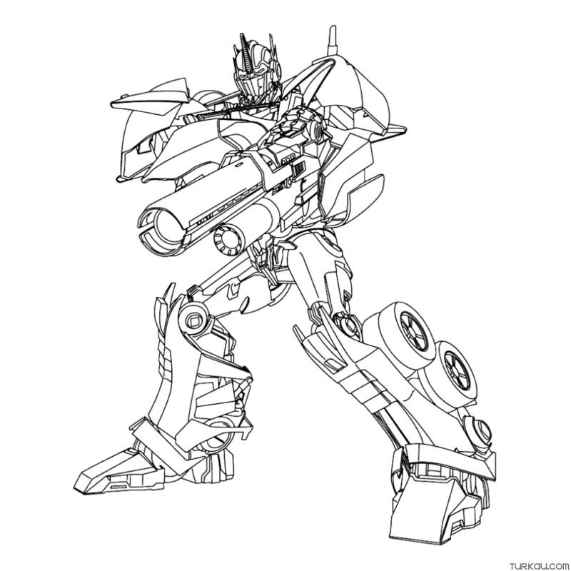 Transformers Decepticon Easy Coloring Page » Turkau