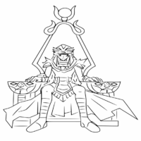 Anime Abidos Yugioh Coloring Page