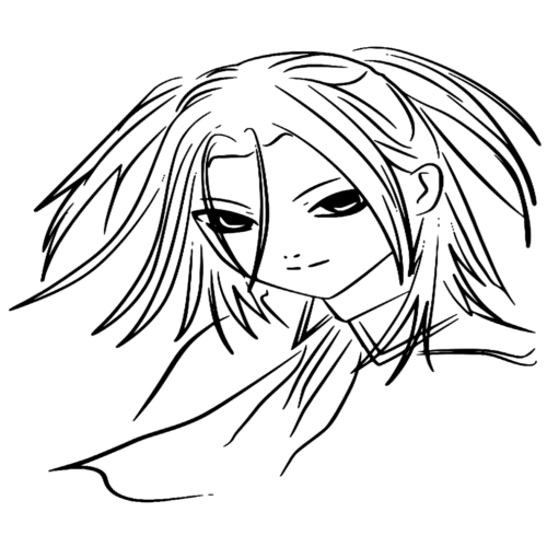 Anime Akua Shuzen Coloring Page