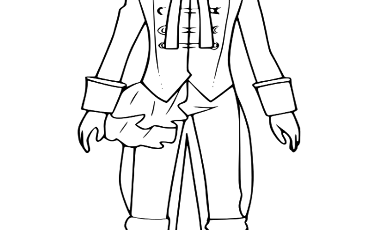 Anime Drossel Cainz Black Butler Coloring Page