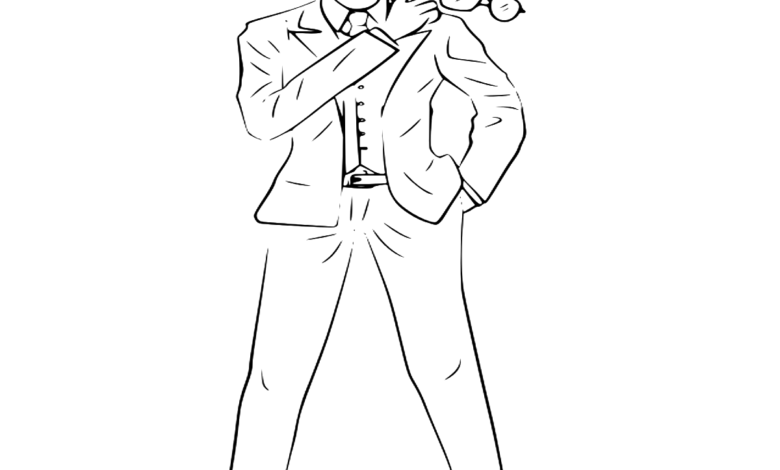 Anime Fuyuhiko Kuzuryuu Danganronpa Coloring Page