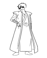 Anime Hak Son Coloring Page