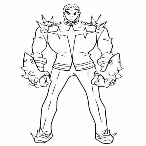 Anime Ira Gamagori Coloring Page