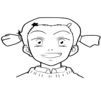 Anime Junko Miyaji Coloring Page
