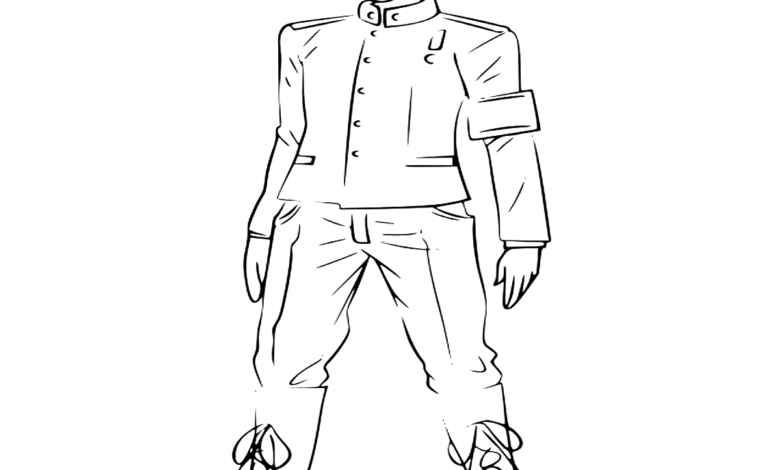 Anime Kiyotaka Ishimaru Danganronpa Coloring Page