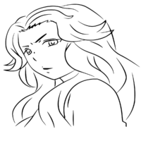 Anime Lena Coloring Page