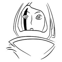 Anime Majo Reed Doremi Coloring Page