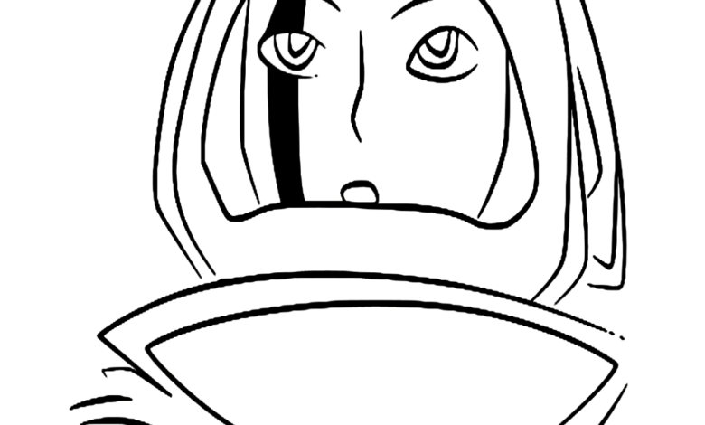 Anime Majo Reed Doremi Coloring Page