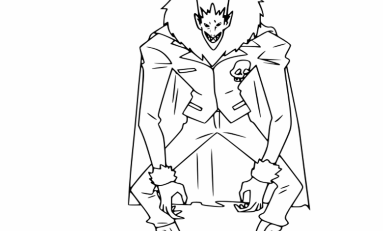 Anime Malware Zoids Wild Coloring Page