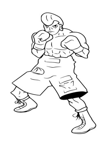 Anime Mamoru Takamura Hajime Coloring Page