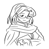 Anime Matilda Coloring Page