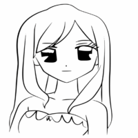 Anime Mio Kirarin Coloring Page