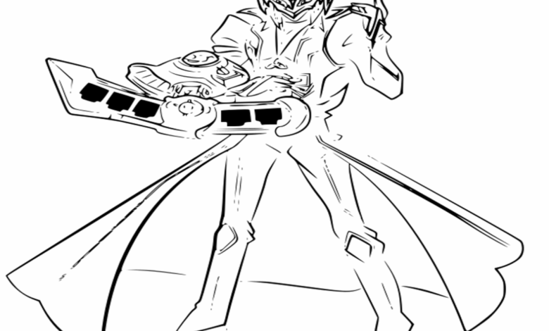 Anime Nightshroud Yugioh Coloring Page