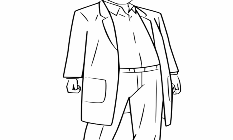 Anime Professeur Oak Pokemon Coloring Page