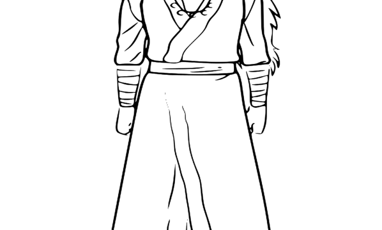 Anime Shin Ah Coloring Page