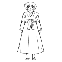 Anime Yona Coloring Page