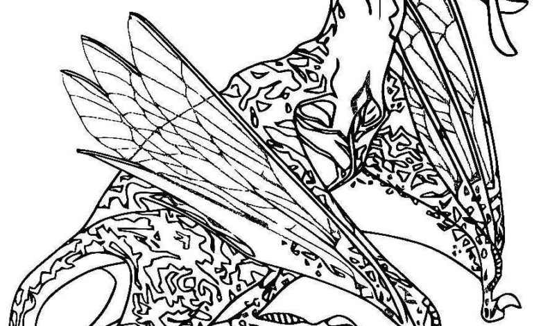 Banshee Avatar Coloring Page