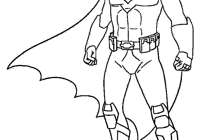 Batman Fortnite Coloring Page