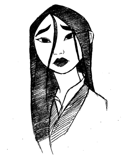 Beautiful Mulan Coloring Page