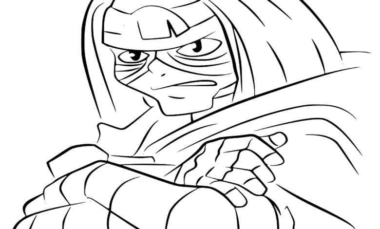 Beyblade Cenotaph Coloring Page
