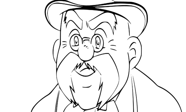 Beyblade Dickenson Coloring Page