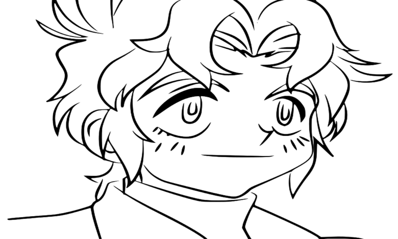 Beyblade Enrique Coloring Page